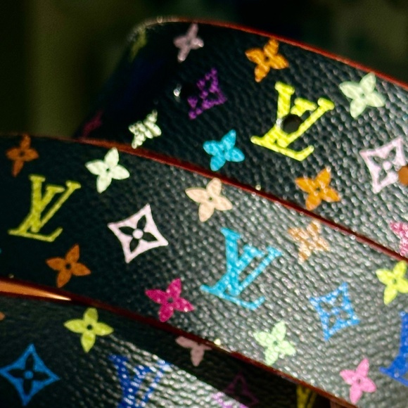 Louis Vuitton Mini Multicolore Womens Belt SZ 32 - Picture 9 of 16